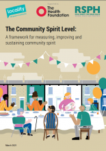 The Community Spirit Level: A framework for measuring, improving and sustaining community spirit